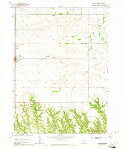 United States Geological Survey Springview, NE (1964, 24000-Scale) digital map