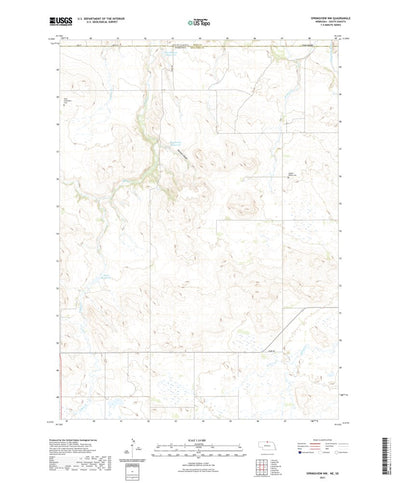 United States Geological Survey Springview NW, NE (2021, 24000-Scale) digital map