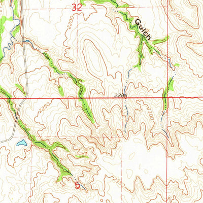 United States Geological Survey Springview NW, NE-SD (1964, 24000-Scale) digital map