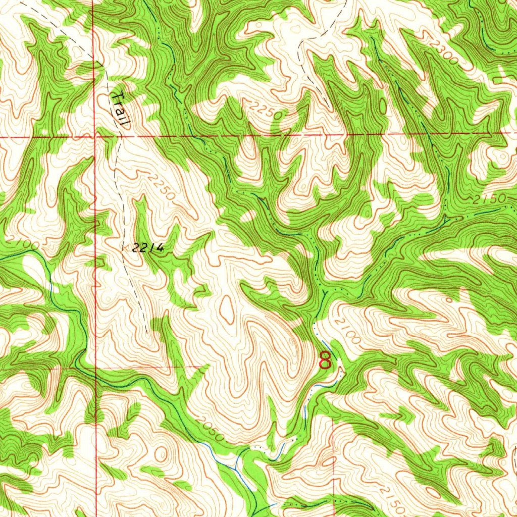 Springview SE, NE (1964, 24000-Scale) Map by United States Geological ...