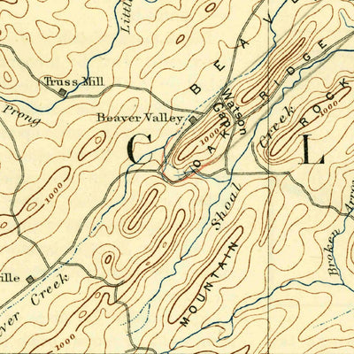 United States Geological Survey Springville, AL (1892, 125000-Scale) digital map