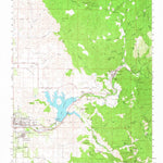 United States Geological Survey Springville, CA (1957, 62500-Scale) digital map
