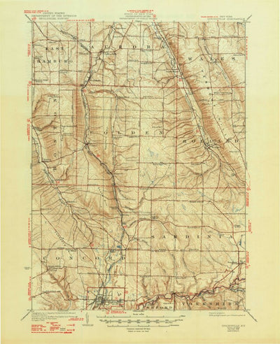 United States Geological Survey Springville, NY (1925, 62500-Scale) digital map