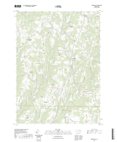 United States Geological Survey Springville, PA (2023, 24000-Scale) digital map