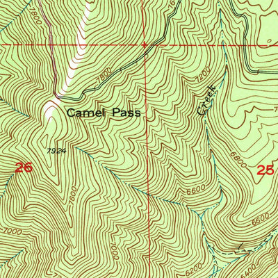 United States Geological Survey Springville, UT (1948, 24000-Scale) digital map