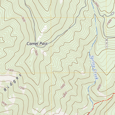 United States Geological Survey Springville, UT (2023, 24000-Scale) digital map