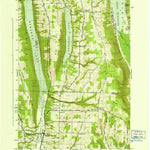 United States Geological Survey Springwater, NY (1942, 31680-Scale) digital map