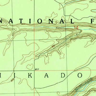 United States Geological Survey Sprinkler Lake, MI (1989, 24000-Scale) digital map