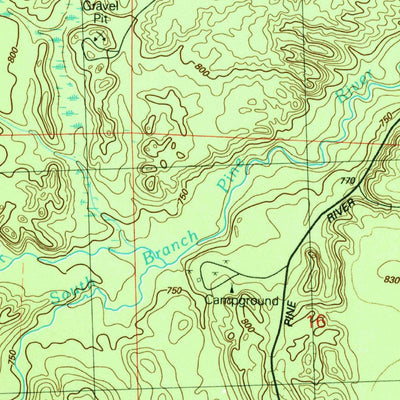 United States Geological Survey Sprinkler Lake, MI (1989, 24000-Scale) digital map
