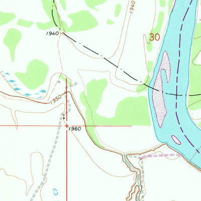 United States Geological Survey Sprole, MT (1972, 24000-Scale) digital map