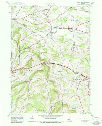 United States Geological Survey Sprout Brook, NY (1943, 24000-Scale) digital map