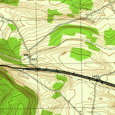 United States Geological Survey Sprout Brook, NY (1945, 31680-Scale) digital map