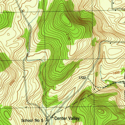 United States Geological Survey Sprout Brook, NY (1945, 31680-Scale) digital map
