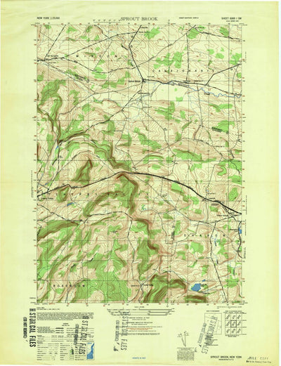 United States Geological Survey Sprout Brook, NY (1947, 25000-Scale) digital map