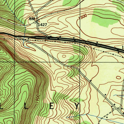 United States Geological Survey Sprout Brook, NY (1947, 25000-Scale) digital map