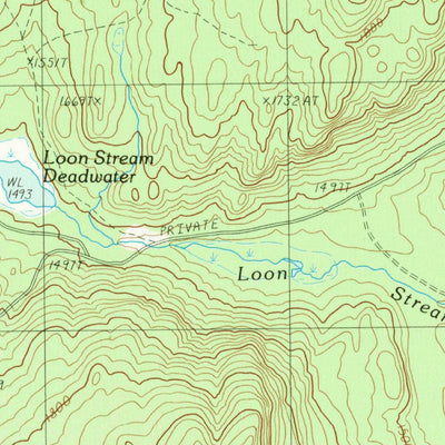 United States Geological Survey Spruce Brook, ME (1989, 24000-Scale) digital map