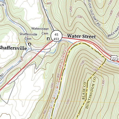 United States Geological Survey Spruce Creek, PA (2023, 24000-Scale) digital map