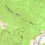 United States Geological Survey Spruce Knob, WV (1970, 24000-Scale) digital map
