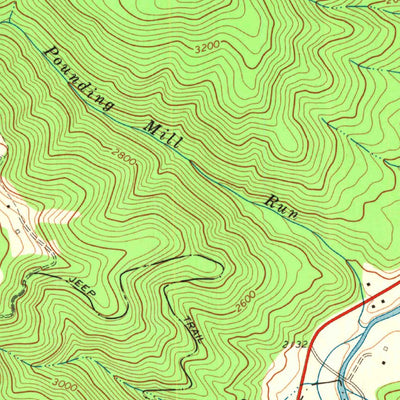United States Geological Survey Spruce Knob, WV (1970, 24000-Scale) digital map
