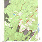 United States Geological Survey Spruce Knob, WV (1995, 24000-Scale) digital map