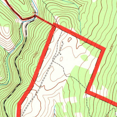 United States Geological Survey Spruce Knob, WV (1995, 24000-Scale) digital map