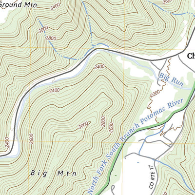 United States Geological Survey Spruce Knob, WV (2023, 24000-Scale) digital map