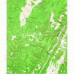 United States Geological Survey Spruce Knob, WV-VA (1922, 62500-Scale) digital map