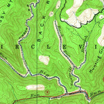 United States Geological Survey Spruce Knob, WV-VA (1922, 62500-Scale) digital map