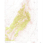 United States Geological Survey Spruce Mountain 4, NV (1953, 62500-Scale) digital map