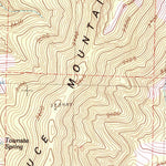 United States Geological Survey Spruce Mountain, NV (1986, 24000-Scale) digital map