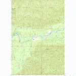 United States Geological Survey Spruce Mountain, WA (1990, 24000-Scale) digital map
