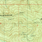 United States Geological Survey Spruce Mountain, WA (1990, 24000-Scale) digital map