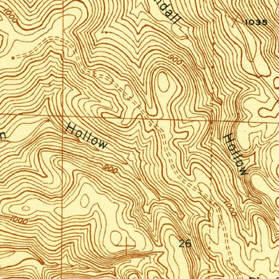 United States Geological Survey Spruce Pine, AL (1945, 24000-Scale) digital map