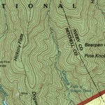 United States Geological Survey Spruce Pine, NC (1994, 24000-Scale) digital map