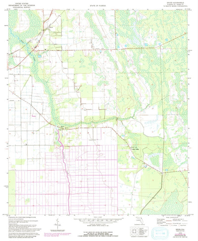 United States Geological Survey Spuds, FL (1970, 24000-Scale) digital map