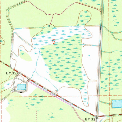 United States Geological Survey Spuds, FL (1970, 24000-Scale) digital map