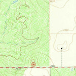 United States Geological Survey Spur NW, TX (1967, 24000-Scale) digital map