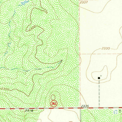 United States Geological Survey Spur NW, TX (1967, 24000-Scale) digital map