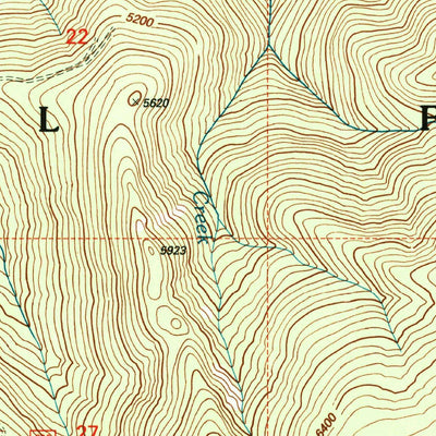 United States Geological Survey Spur Peak, WA (2001, 24000-Scale) digital map