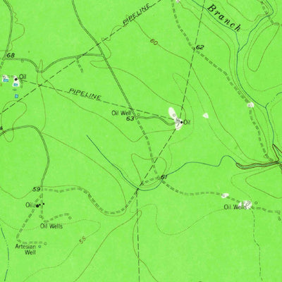 United States Geological Survey Spurger, TX (1958, 62500-Scale) digital map