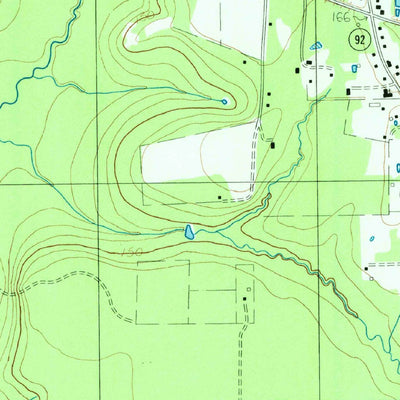 United States Geological Survey Spurger, TX (1984, 24000-Scale) digital map