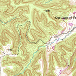United States Geological Survey Spurlington, KY (1953, 24000-Scale) digital map
