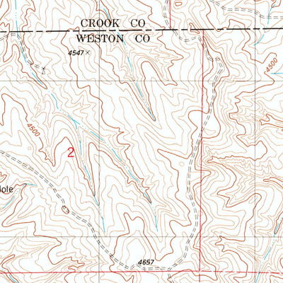 United States Geological Survey Spyglass Hill, WY (1982, 24000-Scale) digital map