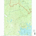 United States Geological Survey Squam Mountains, NH (1995, 24000-Scale) digital map