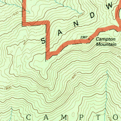 United States Geological Survey Squam Mountains, NH (1995, 24000-Scale) digital map