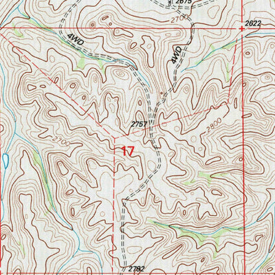 United States Geological Survey Square Butte, ND (1997, 24000-Scale) digital map