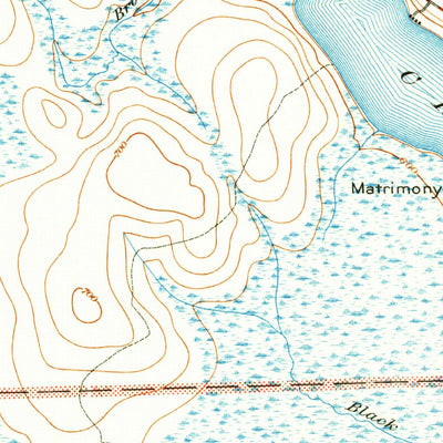 United States Geological Survey Square Lake, ME (1931, 62500-Scale) digital map