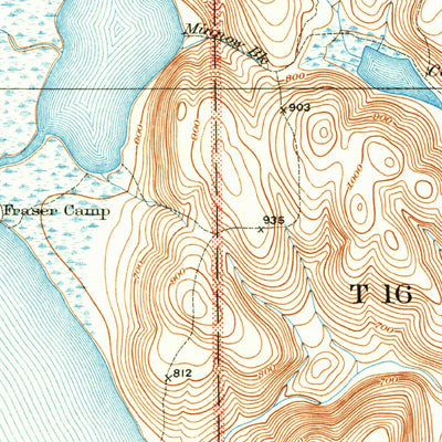 United States Geological Survey Square Lake, ME (1931, 62500-Scale) digital map
