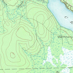 United States Geological Survey Square Lake, ME (1953, 62500-Scale) digital map