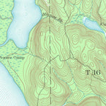 United States Geological Survey Square Lake, ME (1953, 62500-Scale) digital map